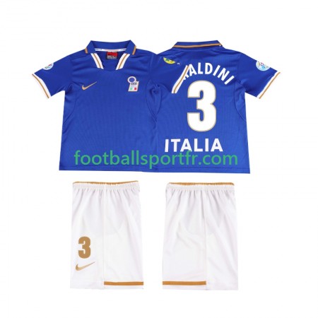 Tenue Italie MALDINI 3 Retro Enfant Domicile 1996 Maillot de Foot